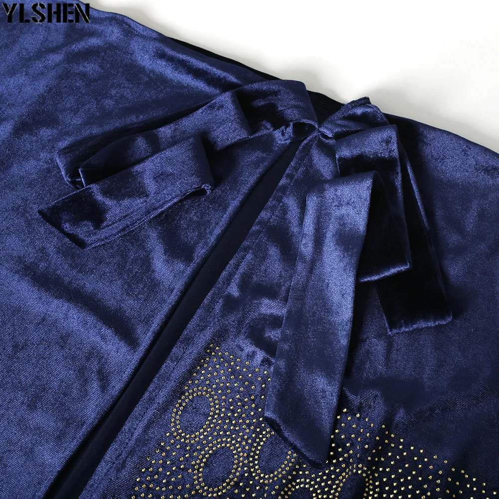African Dresses for Women 3 Piece Set Dashiki Diamonds Tops Skirt African Clothes Bazin Broder Riche Fashion Robe Africaine Femme 51