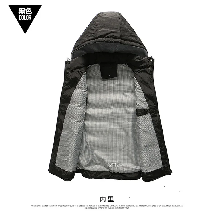 Men's Cool-Style Removable Shoulder Hooded New Style Waistcoat Casual Trend Hot Selling
