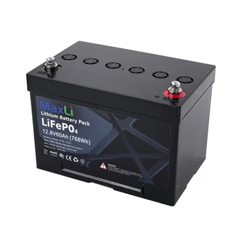 

Long Lifecycle Lithium 12V 60Ah Lifepo4 Batteries Pack for Ebike and Solar Systems