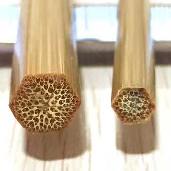 

ZHUSRODS Traditional split bamboo fly rod blank 8'0"#6 + Nickel Silver ferrules