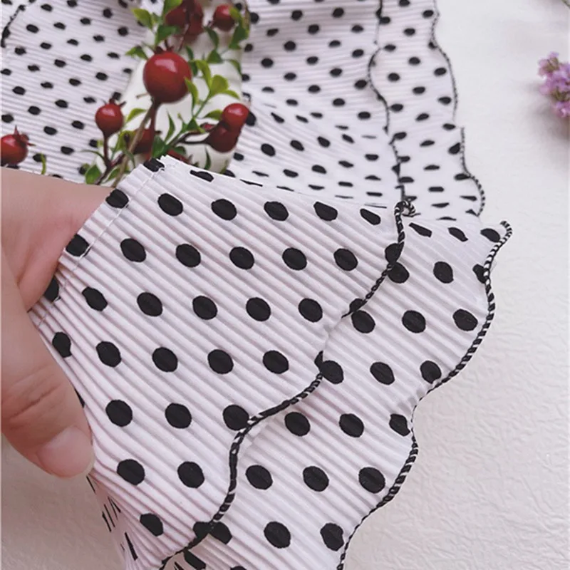 DIY Clothes Cuff Skirt Dress Cat And Dog Bib Sewing Accessories Chiffon Lace College Style