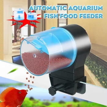 

Automatic Fish Feeder Food Dispenser Timer Automatic Tank USB Rechargeable for Aquarium Auto Fish Feeder Timer