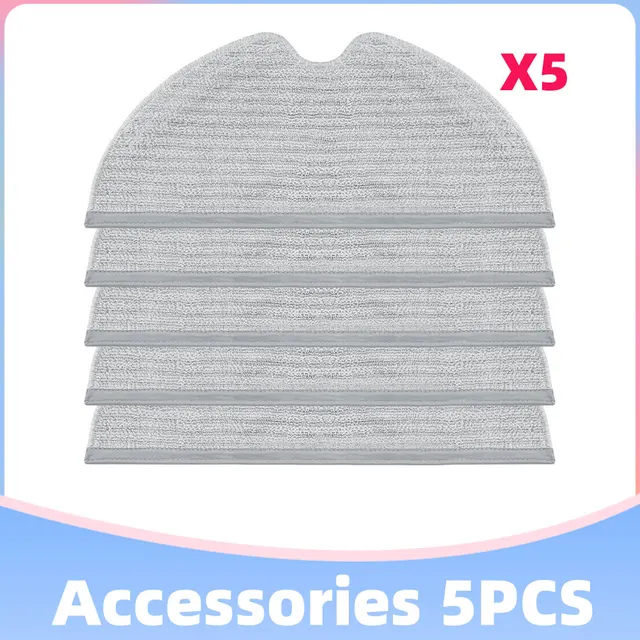Xiaomi Dreame Bot L10 Pro D9 TROUVER LDS Finder Robot Vacuum Cleaner Parts Main Side Brush Hepa Filter Mop Cloths Replacement Set B
