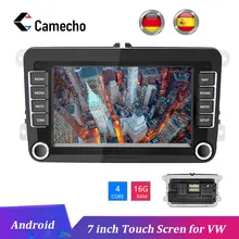 Camecho автомобильный Android 8,1 2 Din радио gps мультимедиа авторадио для Volkswagen Skoda golf 5 passat B6 polo golf 4 5 Touran seat FM