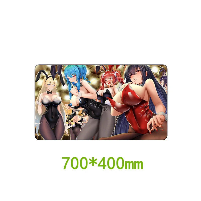 700x400mm FFFAS игровой коврик для мыши Высокое разрешение бар девушка Графический популярные товары в Японии и Южной Корее натуральный каучук моющийся XXL - Цвет: 700x400mm