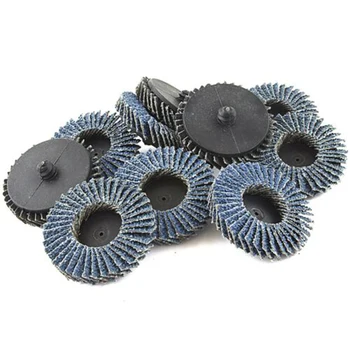 

10pcs 80 Grits Sanding Flap Disc Metal Steel Grinder Polishing Finishing Sander