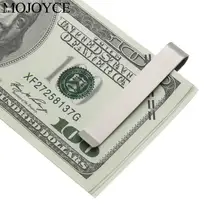 Практичный высококачественный длинный металлический стальной зажим для денег воротник зажим для карт держатель для денег папка простой зажим для банкнот