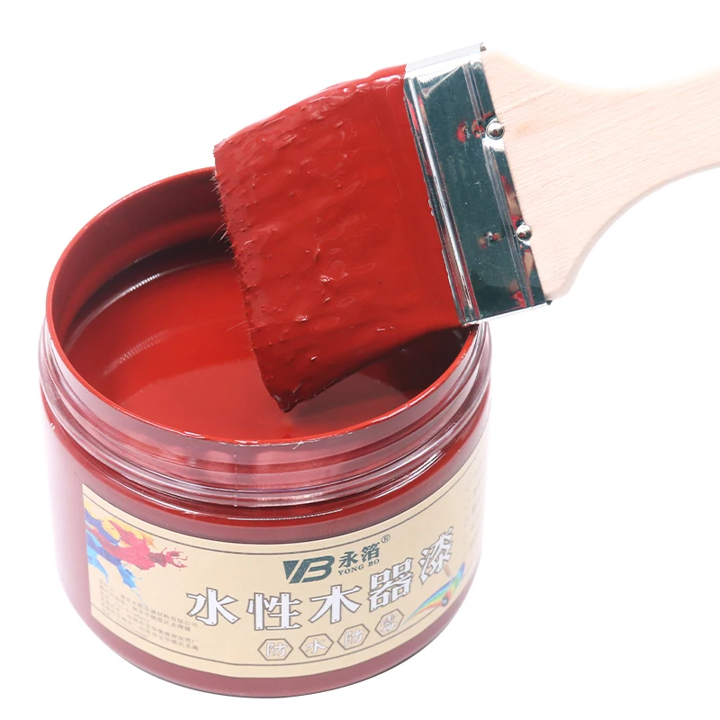 

250g Iron Red Acrylic Paint,Water-Proof&Mildew-Proof Water-Based Woodwork Paint Craft Paints for Home Furniture