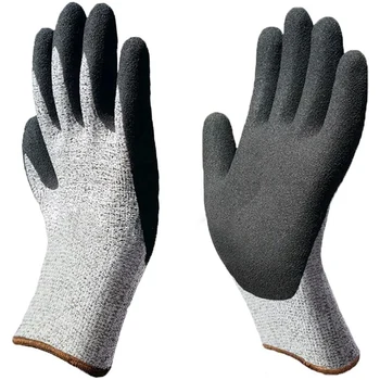 

Cut Resistant Gloves 1 Pair, Superior Grip Coating Level 5 Protection Safety Gloves, Durable Breathable for Gardening