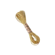 

10 Meters/bundle Polyester Round Rope Gold Silver Thread DIY Gift Box Packing String Clothes Tag Label Gold Wire Rope Decoration