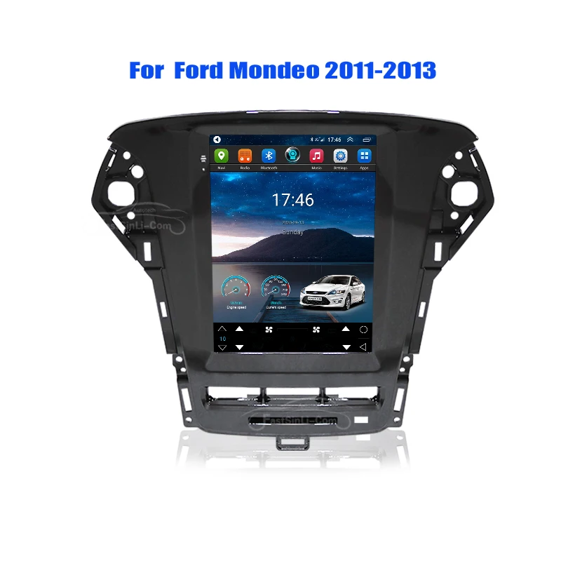 Android плеер для Ford Mondeo 2011 2013 лет вертикальный Большой экран GPS Мультимедийная