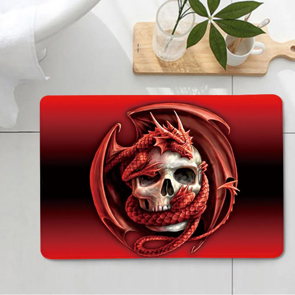 Современный домашний коврик, вечерние ковры для Хэллоуина, декоративные ковры, скандинавские 3D принты с черепами, ковры для гостиной, спальни, коврики для детей, игровой коврик