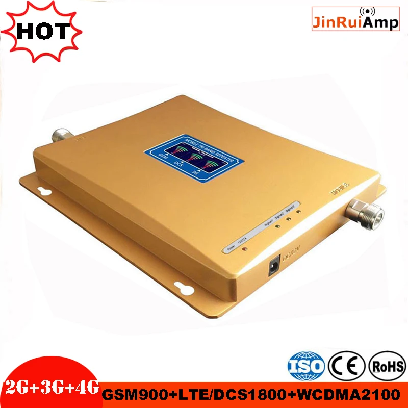 Tri Band Amplifier GSM repeater 900 1800 2100 GSM