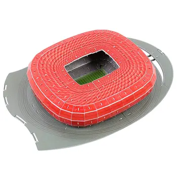 

DIY 3D Puzzle Jigsaw World Football Stadium European Soccer Playground Assembled Building Model Puzzle Toys for Children GYH