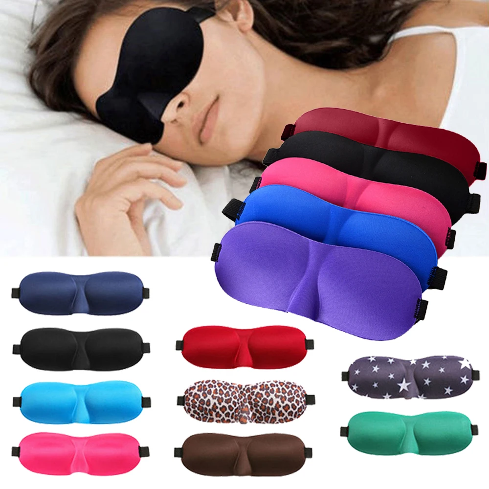 Eyeshade-Cover Eyepatch Sleep-Mask Travel Portable Women 3D Soft -245325 1pcs Natural