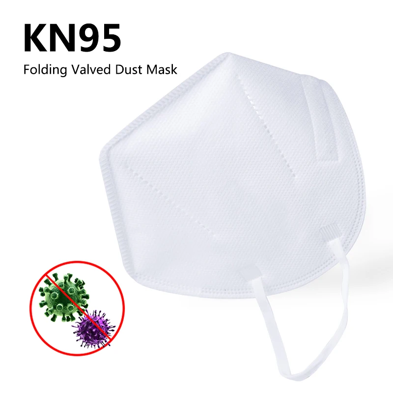 

50pcs Disposable KN95 Mask Soft Protective Mask Safety Masks as N95 kn95 Protection level 99% Filtration Anti Dust Masks