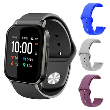 

Sport silicone strapfor Xiaomi Haylou Solar LS02 Bracelet Wrist strap for Xiaomi Haylou Solar LS02 Replacement Band