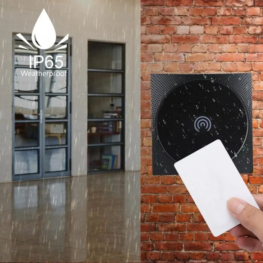 Открытый безопасности Водонепроницаемый 125 кГц WG26 RFID IC считыватель карт для системы контроля доступа