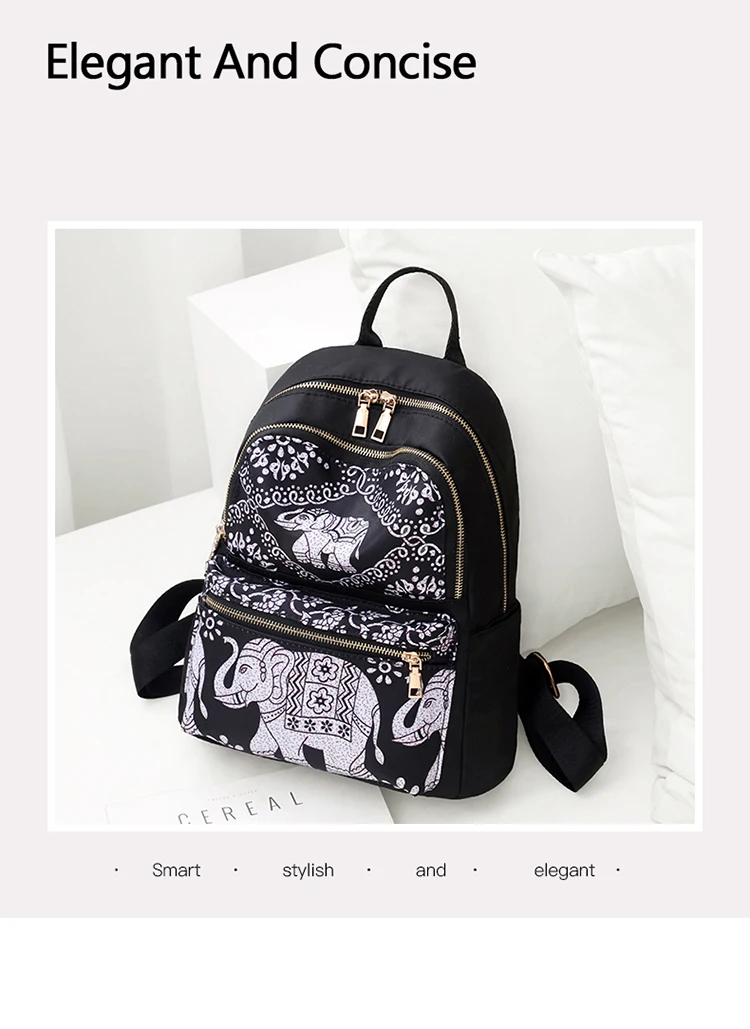 Vadim высококачественные нейлоновые сумки, женский рюкзак, черный Большой Вместительный женский рюкзак, женская школьная сумка для девочек-подростков, Sac a Dos