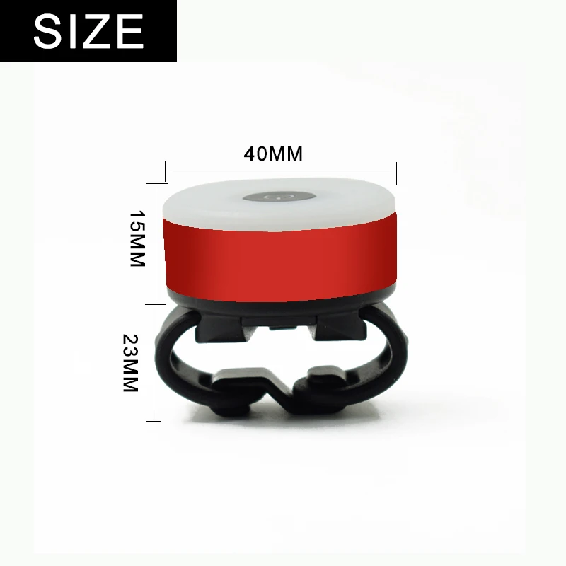 WasaFire Mini LED Bike Rear Light USB Rechargeable Bicycle Taillight MTB Helmet Backpack Lamp Night Cycling Warning Lights