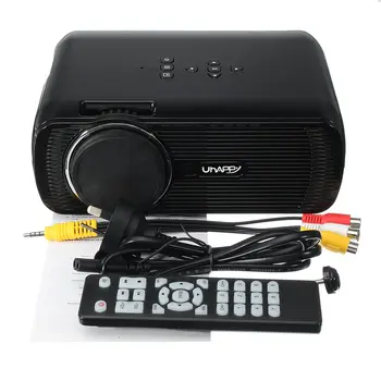 

HD 1080P LED Mini Portable Projector Multimedia Home Theater Vivid Movies Cinema Multifunctional Interface Picture Video Audio