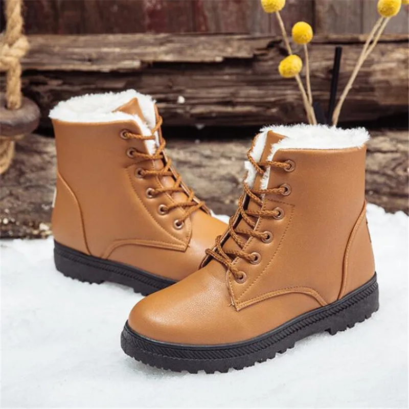 

New women's boots snow warm plus velvet cotton shoes warm casual boots non-slip wear-resistant design women sneakers boots