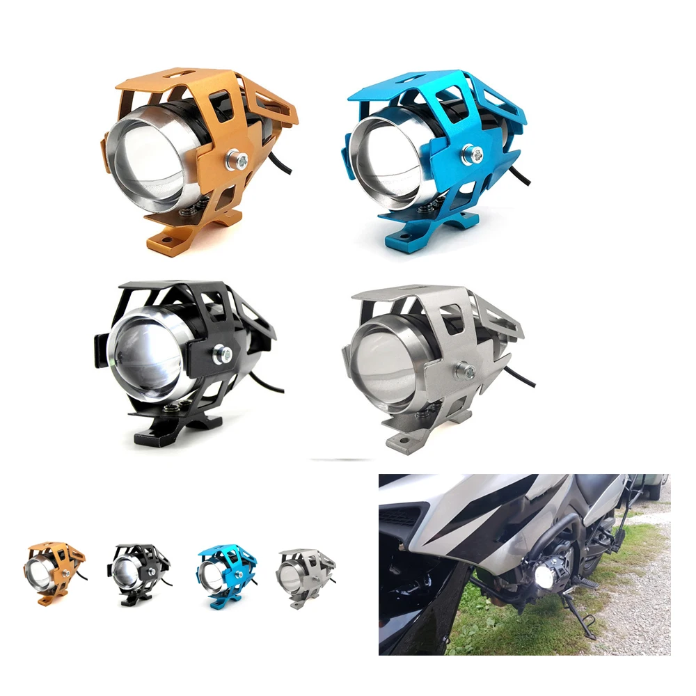 

Universal Motorcycle Motorbike Headlights Bulbs Lamp U5 LED Spotlight Flash 12V Fit For Suzuki RMZ 250 450 DRZ400SM DR250 RM85