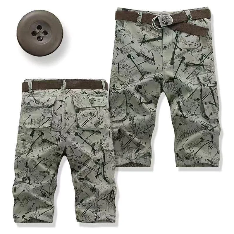 

Men's Shorts Army Green Cargo Shorts Men superior quality Cotton Summer Casual Shorts Bermudas Tactical Short Pants Plus Size 42