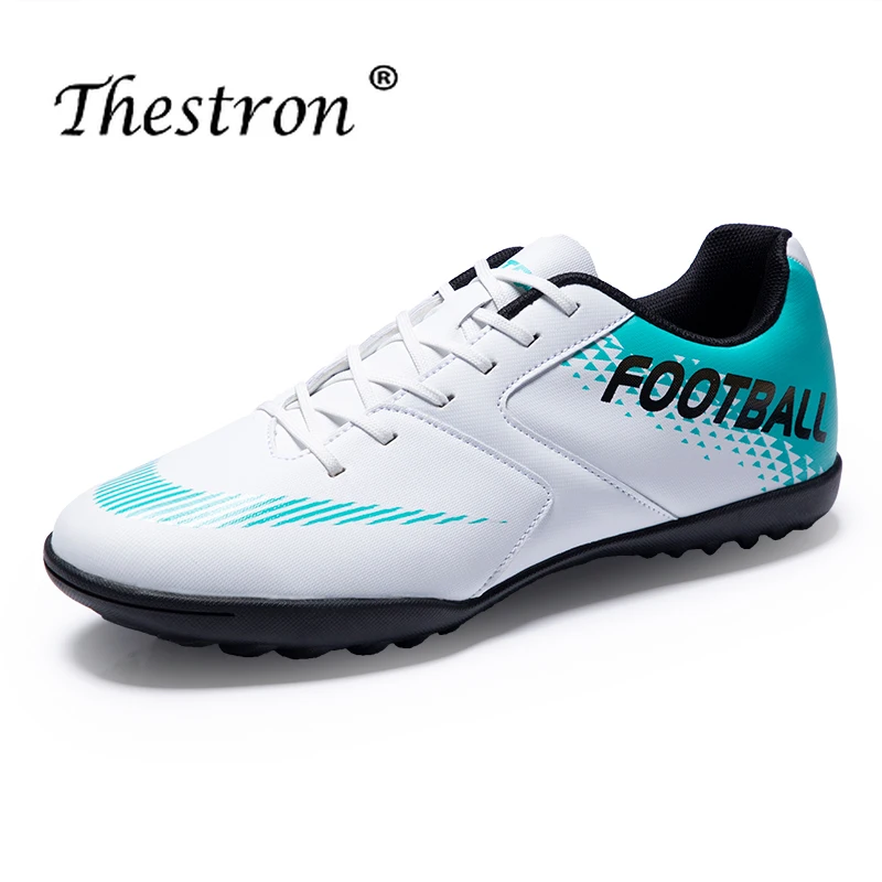 

Men Soccer Cleats Original Athletic Spikes Football Shoes White Black Kids Football Boots Non-slip Football Sneakers Mens Soccer