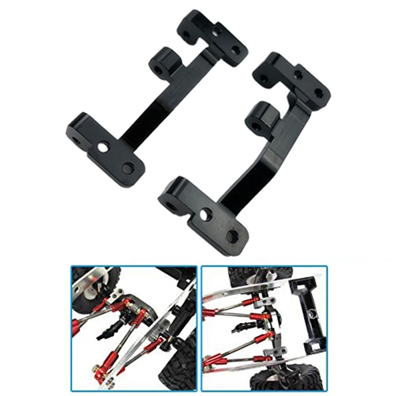 

1Pair Metal Pull Rod Base Seat for WPL C24 C14 C14K C24K 1/16 RC Car Upgrade Parts Black