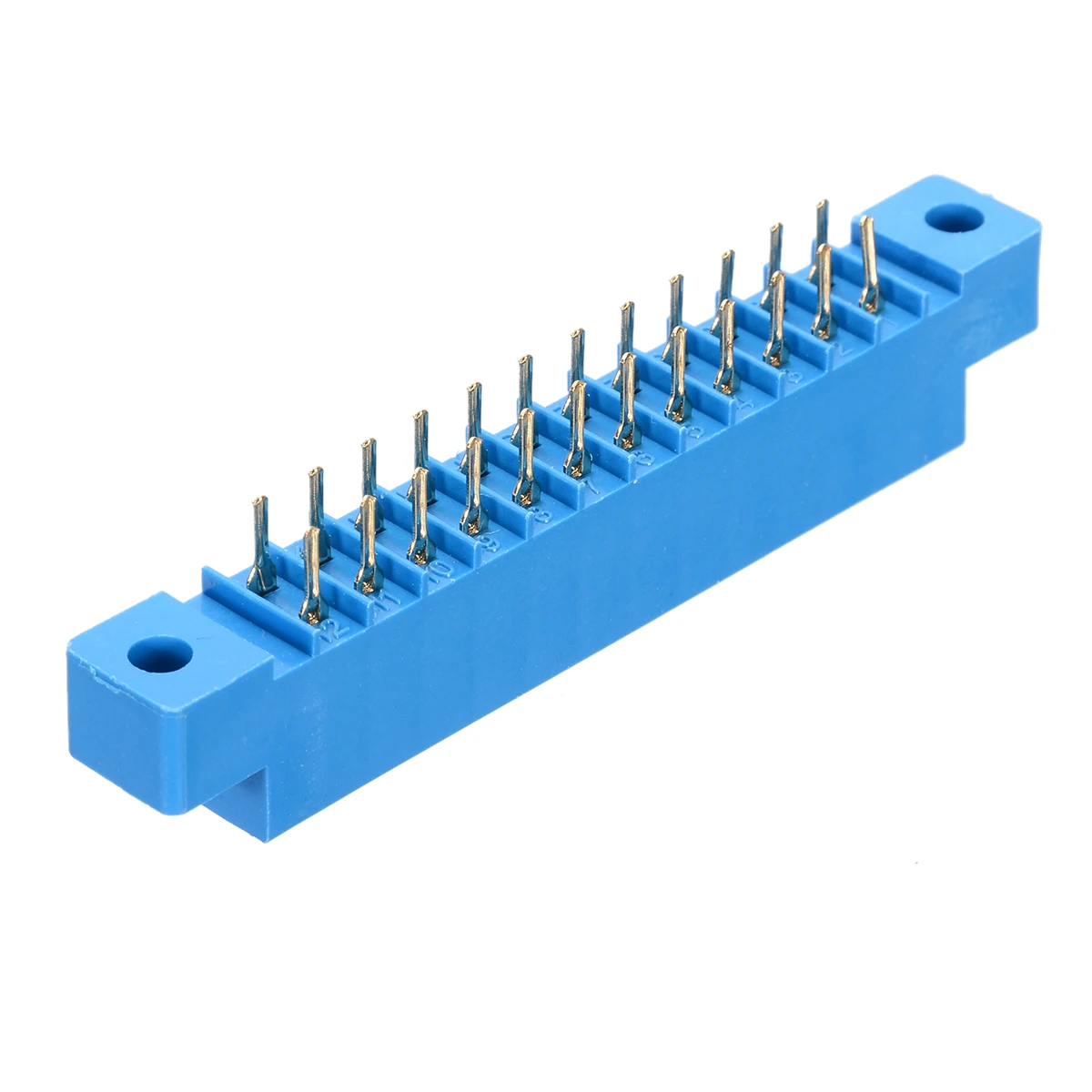 

Durable 805 Series Blue Card Edge Connector 3.96mm Pitch 2x12 Pin 24 Pin Female PCB Board Slot Solder Card Edge Connector Socket