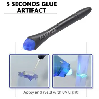 

Repair Glue Pen Quick Fix Liquid UV Light Repair Tool Liquid-Plastic Welding Tool Pen Quick Dry Liquid Glue Pen Repair Tool Pen