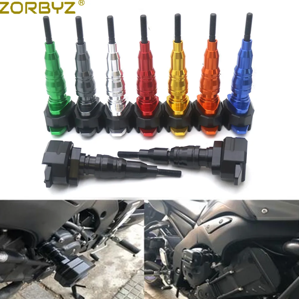 

ZORBYZ Motorcycle Frame Protection Fairing Guard Anti Crash Pad Slider Protector Kit For KAWASAKI Z900 2017-2019