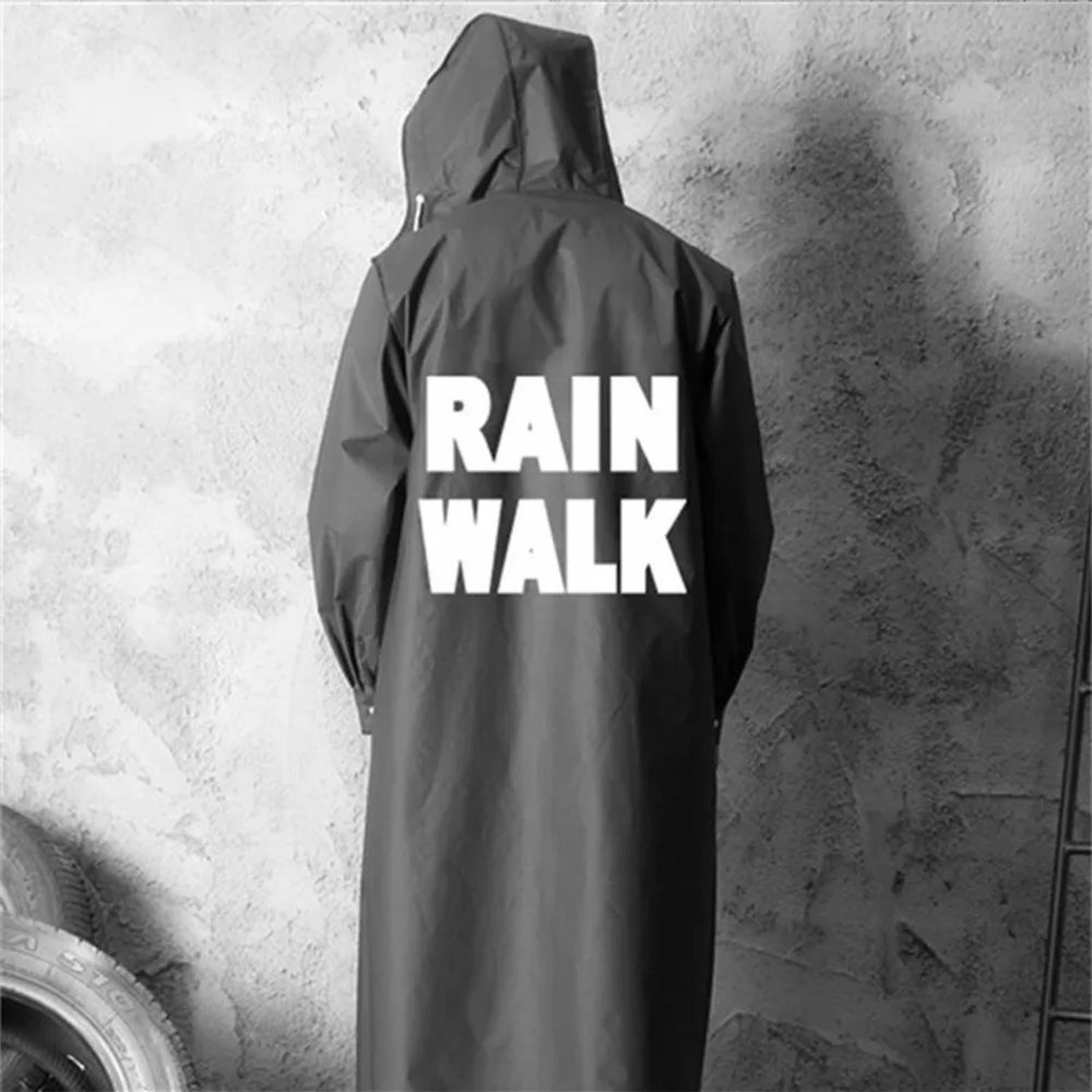 Plastic Pvc Adult Poncho Men Raincoat Overcoat Walking Tour Portable Amusement Park Water Activities