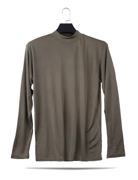 silk mock turtleneck mens