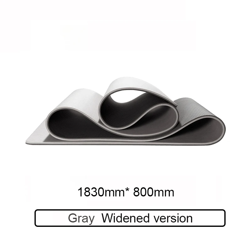 Xiaomi Yunmai коврики для йоги 6 мм двухсторонние Нескользящие демпфирующие компрессионные мягкий ТПЭ Коврик для йоги Расслабление тела Массаж Здоровье - Цвет: Gray Widened Version