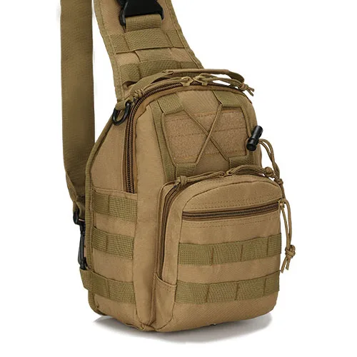 Khaki 600D уличная спортивная сумка Военная походная Сумка тактический рюкзак для путешествий походная сумка на плечо охотничий рюкзак - Цвет: Khaki