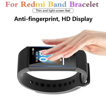 

1/2/4Pc Suitable For Redmi Bracelet Protective Film For Redmi Band Bracelet Tempered Glass Film Smart Wristband Screen Protector