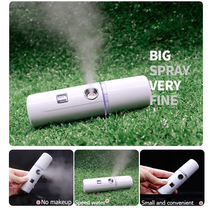 

Moisturizing facial beauty tools USB charging portable nano handheld nebulizer facial care spray beauty instrument 5