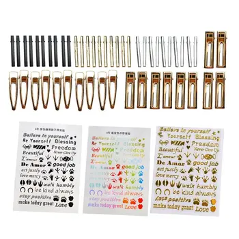 

10Pcs DIY Hair Pin Casting Mold Set Barrettes Acrylic Hair Clip Silicone Molds F3MF