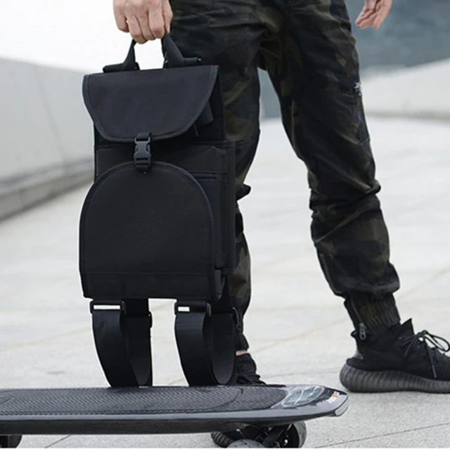 Sac à dos 2 en 1 réglable pliable et étanche, sac de transport pour  Skateboard électrique, petits poissons - AliExpress