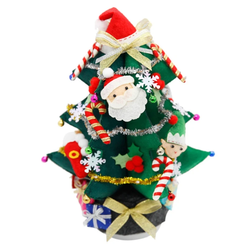 Набор для Рождественского торта, иглы для валяния, рождественские украшения из войлока, нетканый набор ручной работы, Рождественский кулон ручной работы из фетра - Цвет: A2