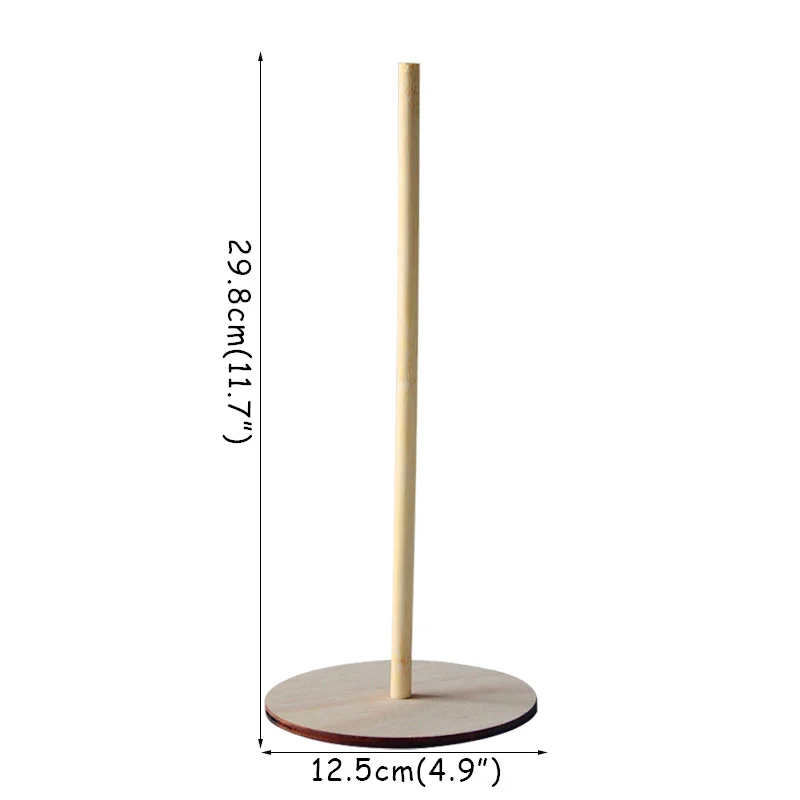 Свадебные украшения деревянные пончики настенный дисплей держатель пончик стенд детская игрушка в ванную День рождения украшение для вечеринки; Рождество Декор - Цвет: 1set wooden stand