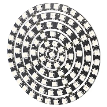 

WS2812 SK6812 Radius 110mm LED Ring 5050 DC5V DIY LED Ring Built-In RGB Addressable LED Ring 93 Bits LEDs