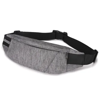 

Multi Pockets Oxford Cloth Hip Purse Wear Resistant Waist Bag Jogging Zipper Closure Storage Cycling Outdoor Sports Travel