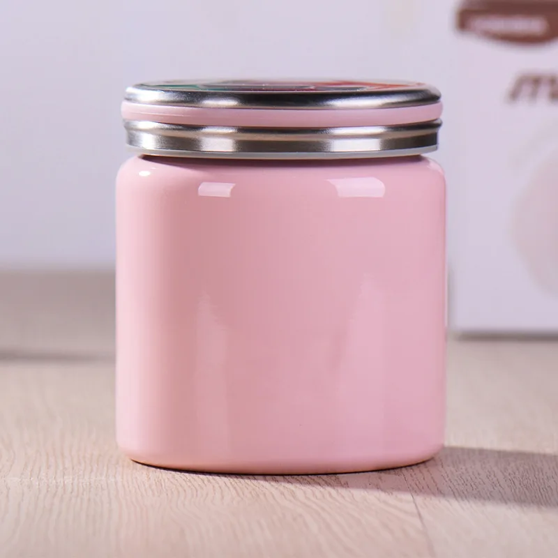 

Double Layer Spacious Stainless Steel Thermo Jug Creative Stewing Pot Breakfast Bento Bottle Portable Sealed Stewpot