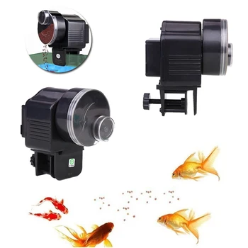 

Timer 12 * 10.5 * 7.5cm Automatic Fish Feeding Fish Feeder Tank Food Feeder Aquarium Fishes Aquariums & Accessories 4Times/Day