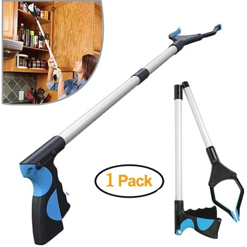 

Foldable Grabber Extender Pick Up Grabber Garbage Clip Sanitation Tool Rubbish Pickup Foldable Clamp Suction Cup Claw Hand Plier