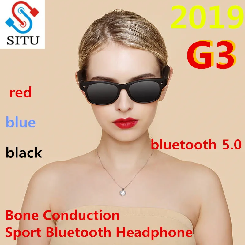 SITU G3 костной проводимости спортивные bluetooth-наушники поляризованные солнцезащитные очки Смарт TWS стерео Беспроводная bluetooth-гарнитура