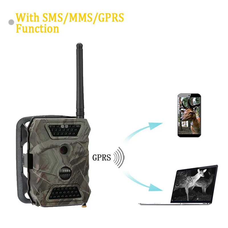 

AABB-Trail Game Camera, S680M 2.0 Inch Lcd 12Mp Hd1080P 940Nm Night-Vision Hunting Camera with Mms Gprs Smtp Ftp Gsm Wildlife Ca
